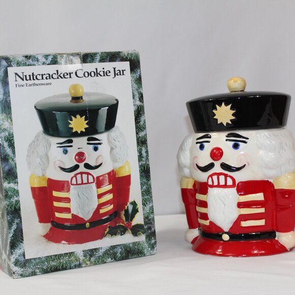 Nutcracker Vintage Cookie‎ Jar with Box - Picture 1 of 12